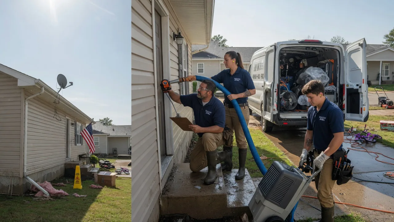 Ceiling Water Damage Restoration in Pennville, IN near me
